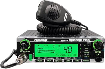 Amazon.com: President George FCC AM/FM/SSB CB Radio, CTCSS/DCS