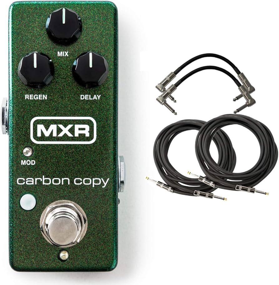 Amazon.com: MXR M299 Carbon Copy Mini Analog Delay Bundle with 2