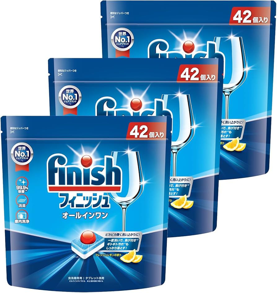 Amazon.co.jp: Finish 【まとめ買い】フィニッシュ 食洗機 洗剤