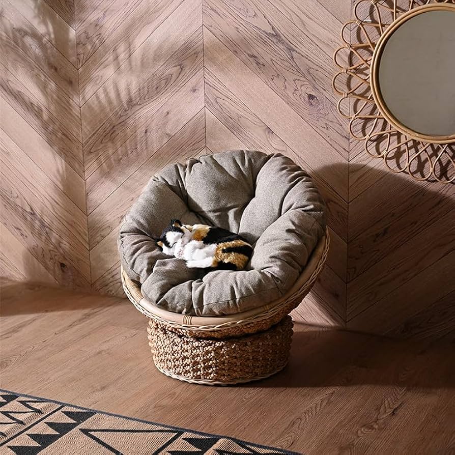 Amazon｜KAGLAB アジアン家具 パパサンチェア ミニ ペットベッド