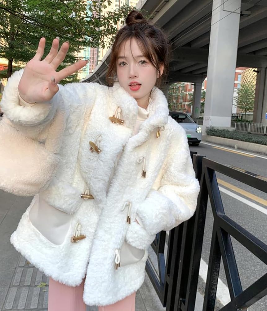 Amazon | [WMMING] レディース ゆったり ボアジャケット