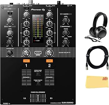Amazon.com: Pioneer DJM-250MK2 2-Channel DJ Mixer with Independent