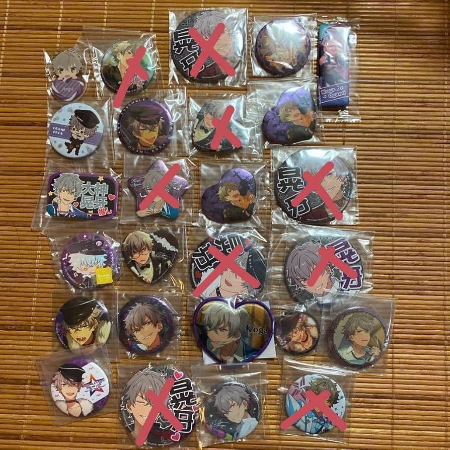 あんさんぶるスターズ 大神晃牙 中国 時光 缶バッジ あんスタ 中国限定