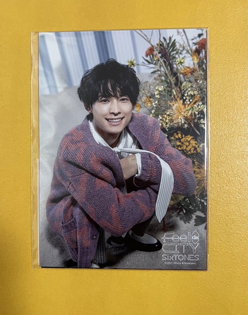Amazon.co.jp: SixTONES 松村北斗 feel da cityフォトセット : ホーム