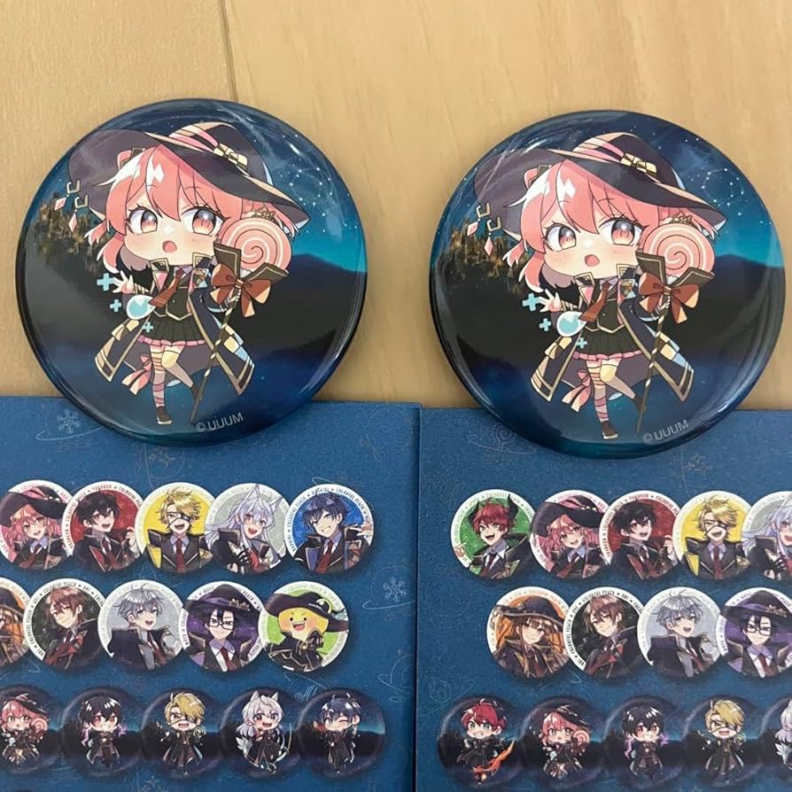 Amazon.co.jp: カラフルピーチ 缶バッジ のあ からぴち 魔法学園 2個