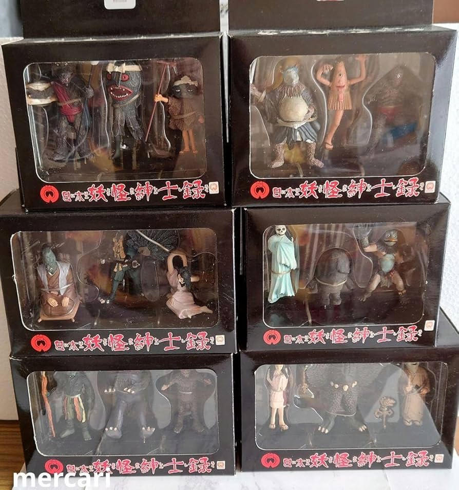 Amazon.co.jp: 日本妖怪紳士録 6種類セット X PLUS トイザらス限定