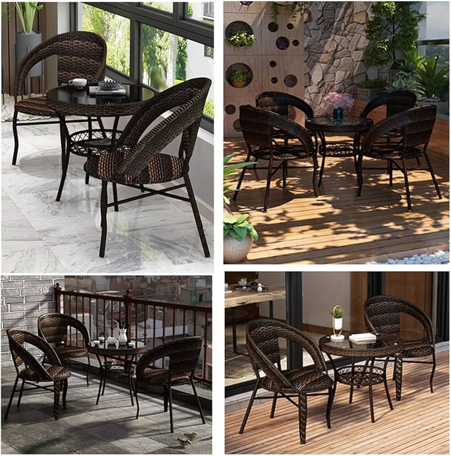 Amazon｜小さなテーブルと椅子、庭のテーブルと椅子の組み合わせセット