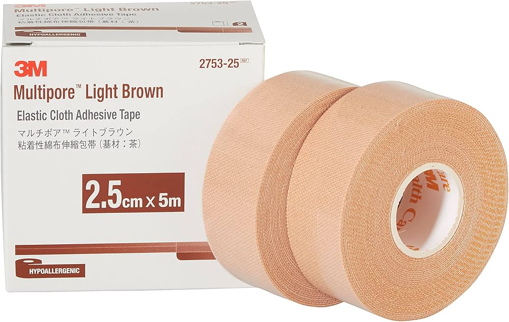 Amazon.co.jp: ソルベンタム 粘着性 綿布 伸縮 包帯 マルチポア 剥離紙
