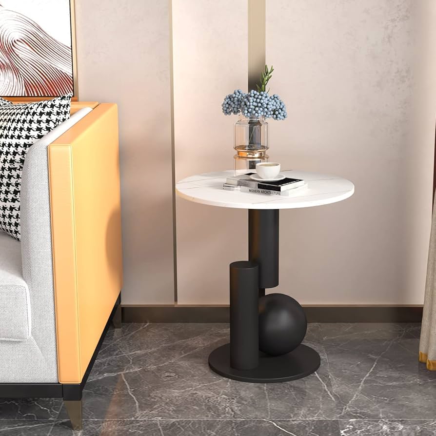 ストーンエンドテーブルS-IV FPB302 Amazon｜豪華なラウンドサイド