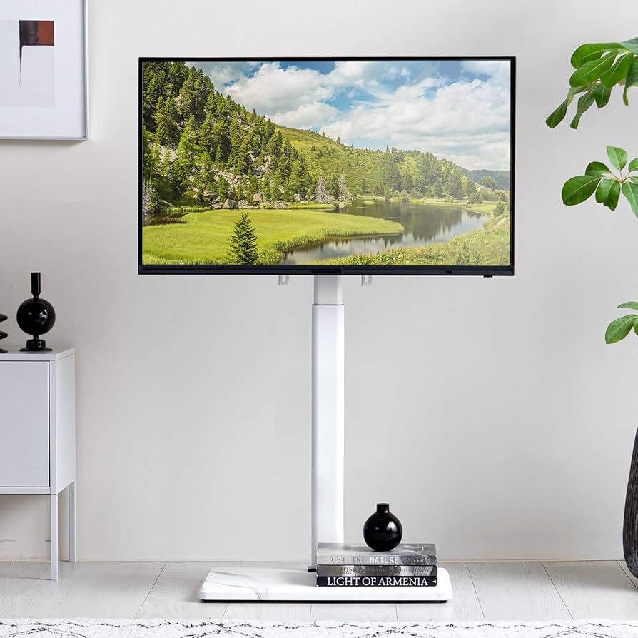 Amazon.co.jp: モダンデコ テレビスタンド 高さ調整 首振り 棚付き 32