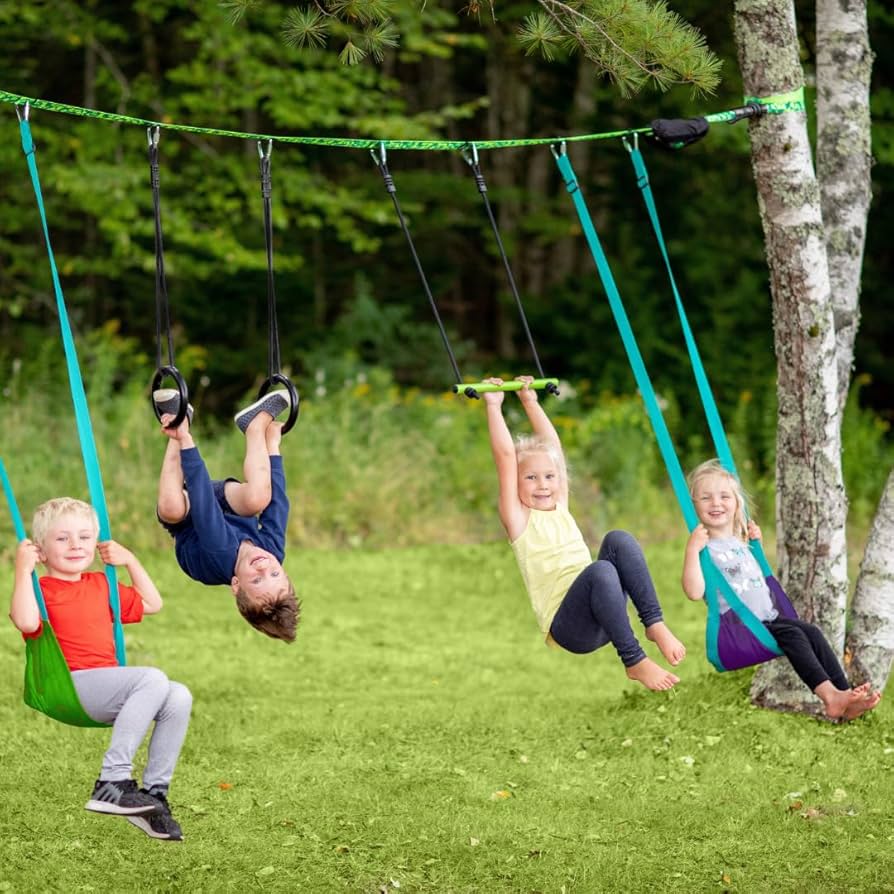 Amazon.co.jp: Slackers スイングライン - 健康な木を完璧な裏庭の