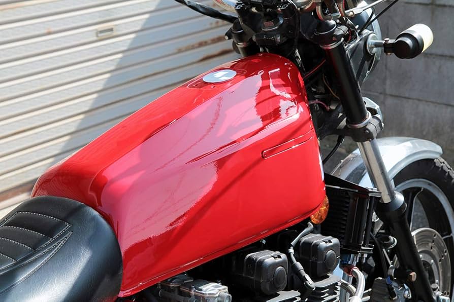 Amazon | 【558】Z400FX ガソリンタンク リプレイス品 レッド スチール