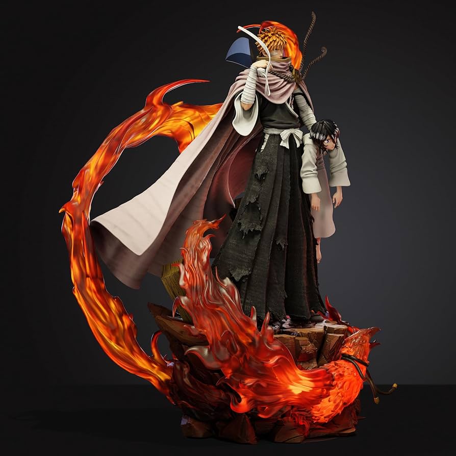 Amazon.co.jp: 黒崎 一護 朽木 ルキア 1/6スケール 塗装済み完成品