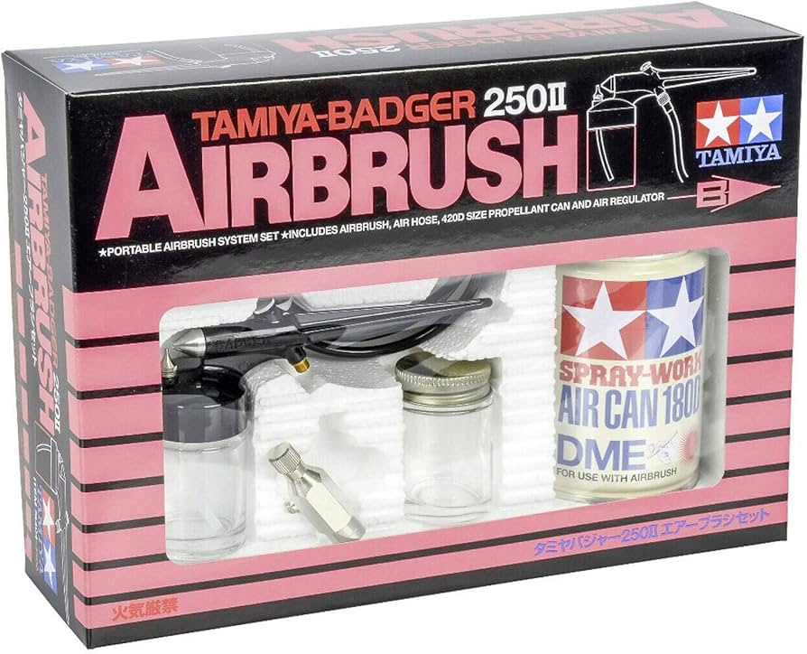 Amazon | タミヤ バジャー エアーブラシシステム No.4 バジャー 250II