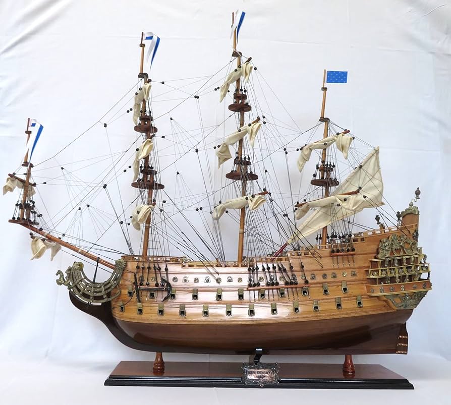 Amazon | 帆船模型 完成品 木製 Soleil Royal ソレイユ ロワイヤル