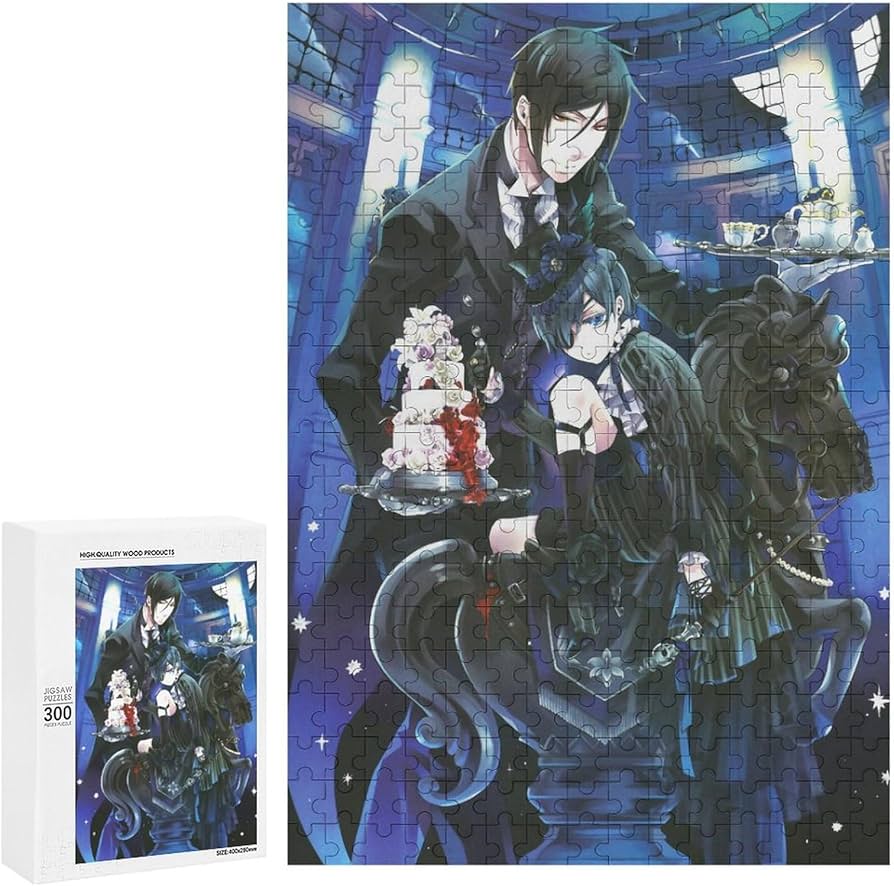 Amazon | ジグソーパズル シエル セバスチャン 黒執事 アニメ風 パズル