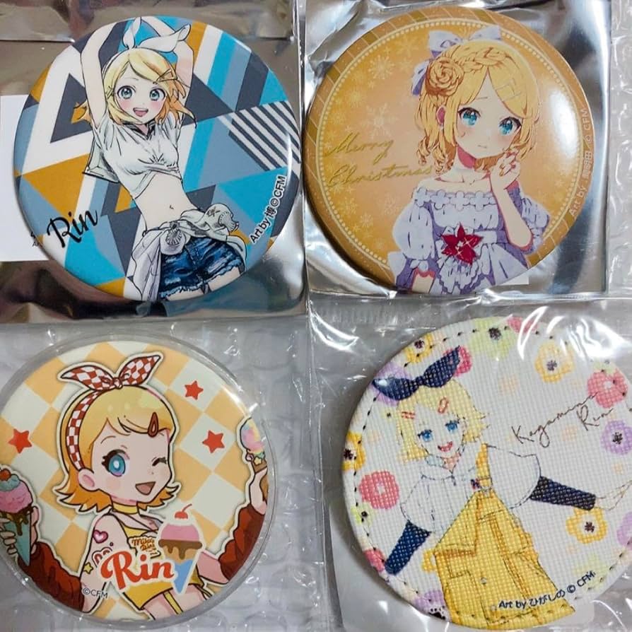 プロセカ 鏡音リン モモリン 缶バッジ グリッター缶バッジ 42C 80個