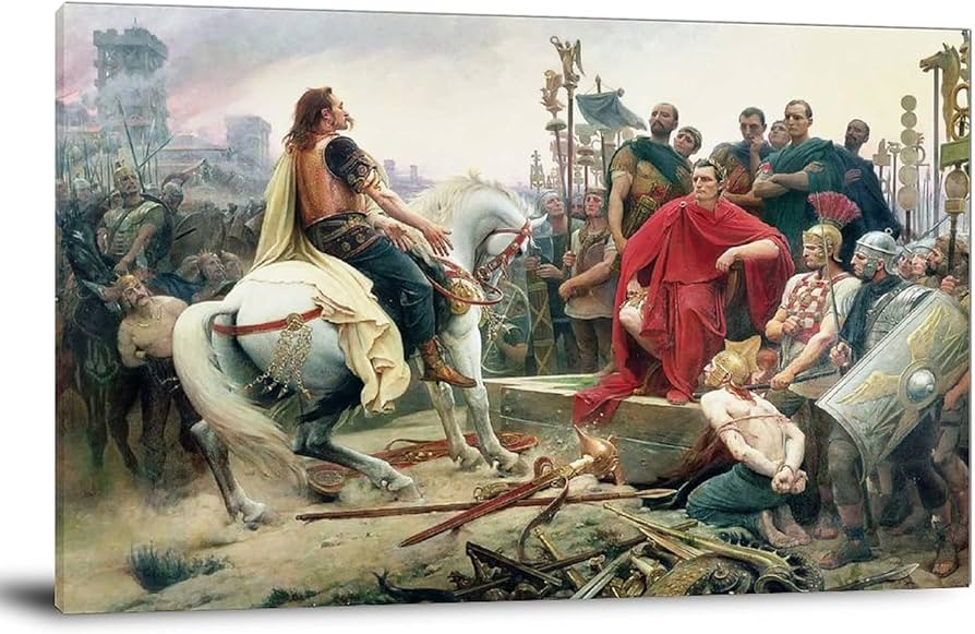 Amazon.com: Vercingetorix Throws Down His Arms at The Feet of