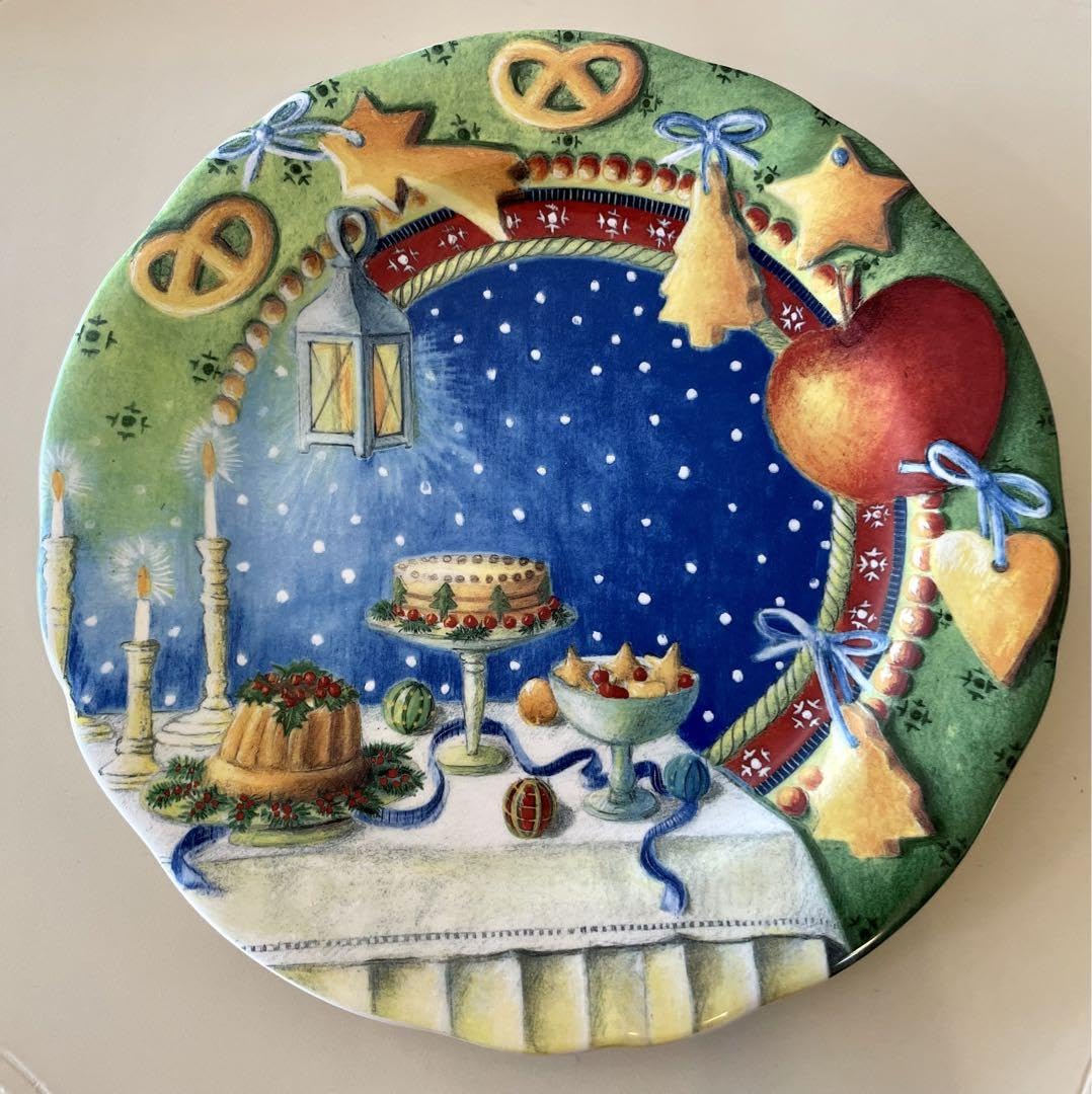 Amazon.co.jp: ジアン Gien クリスマス イヤープレート 1999 : おもちゃ