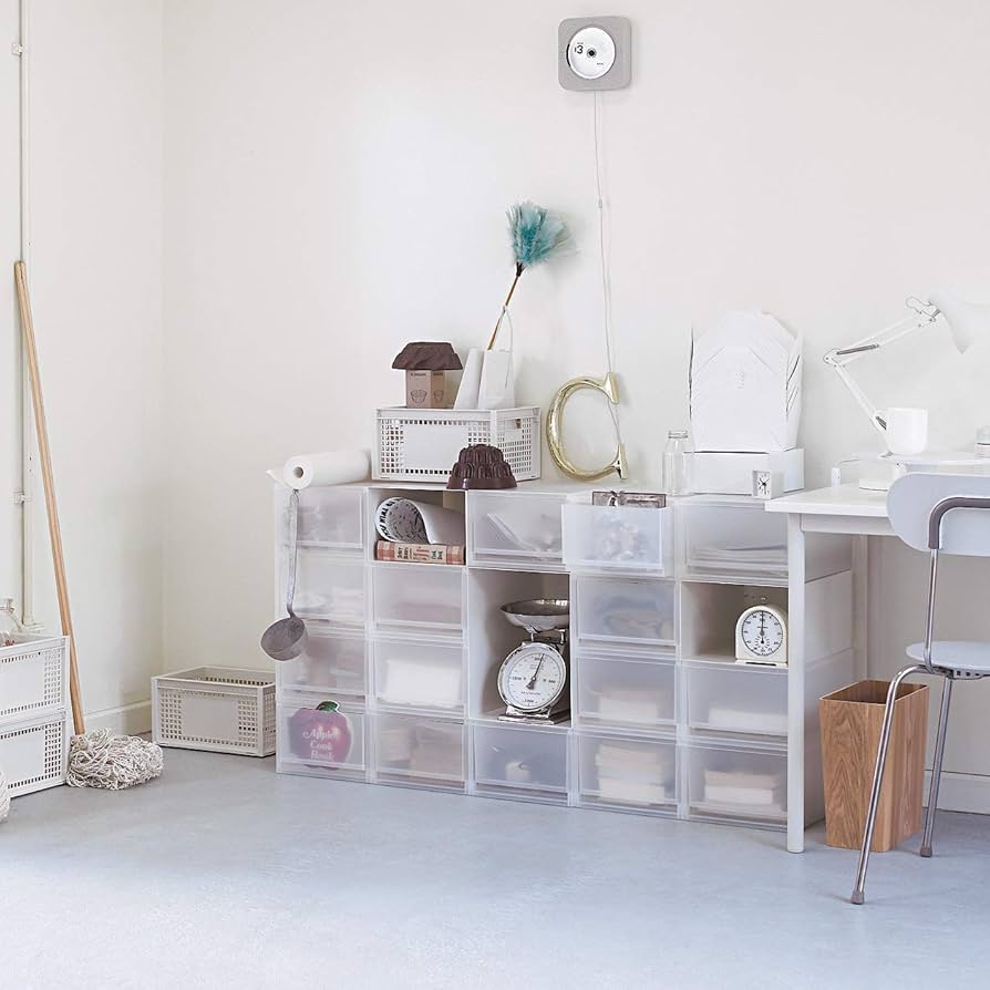 Amazon｜無印良品 ポリプロピレンケース・引出式・スチールフレーム