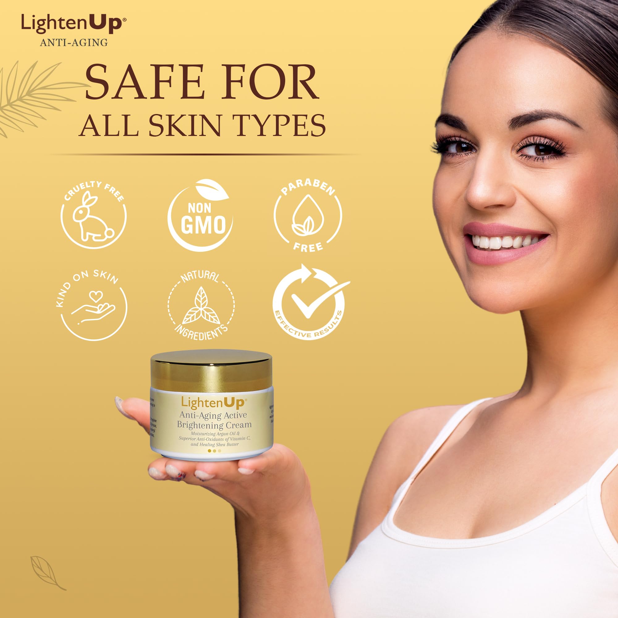 Amazon.com: OMIC Lighten-Up Anti-Aging, Skin Brightening Cream