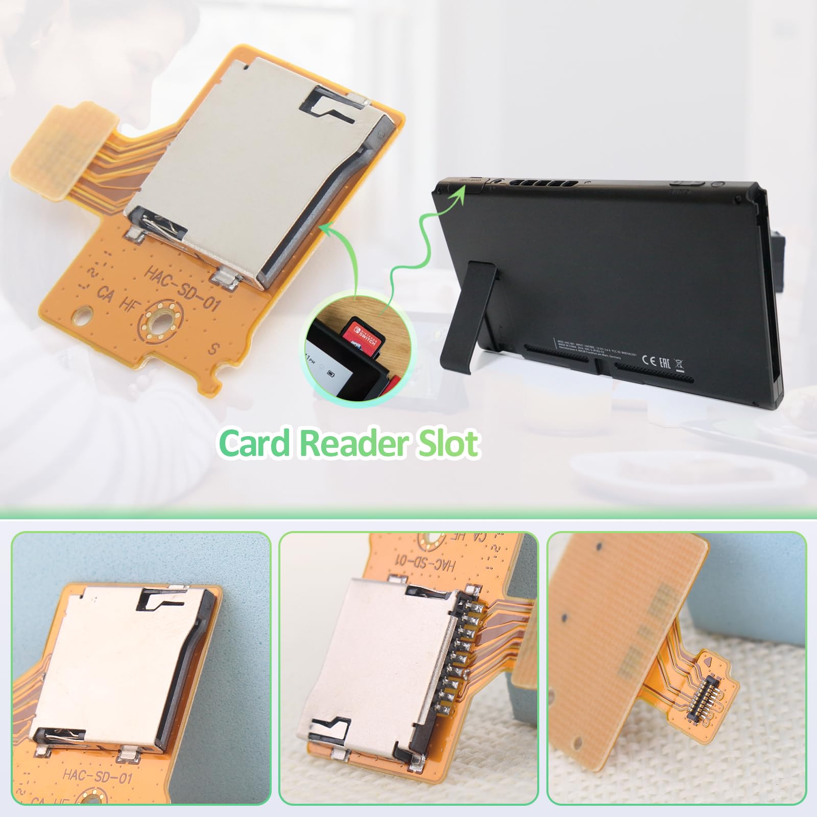 Amazon.com: Micro SD Card Reader for Nintendo Switch NS Memory