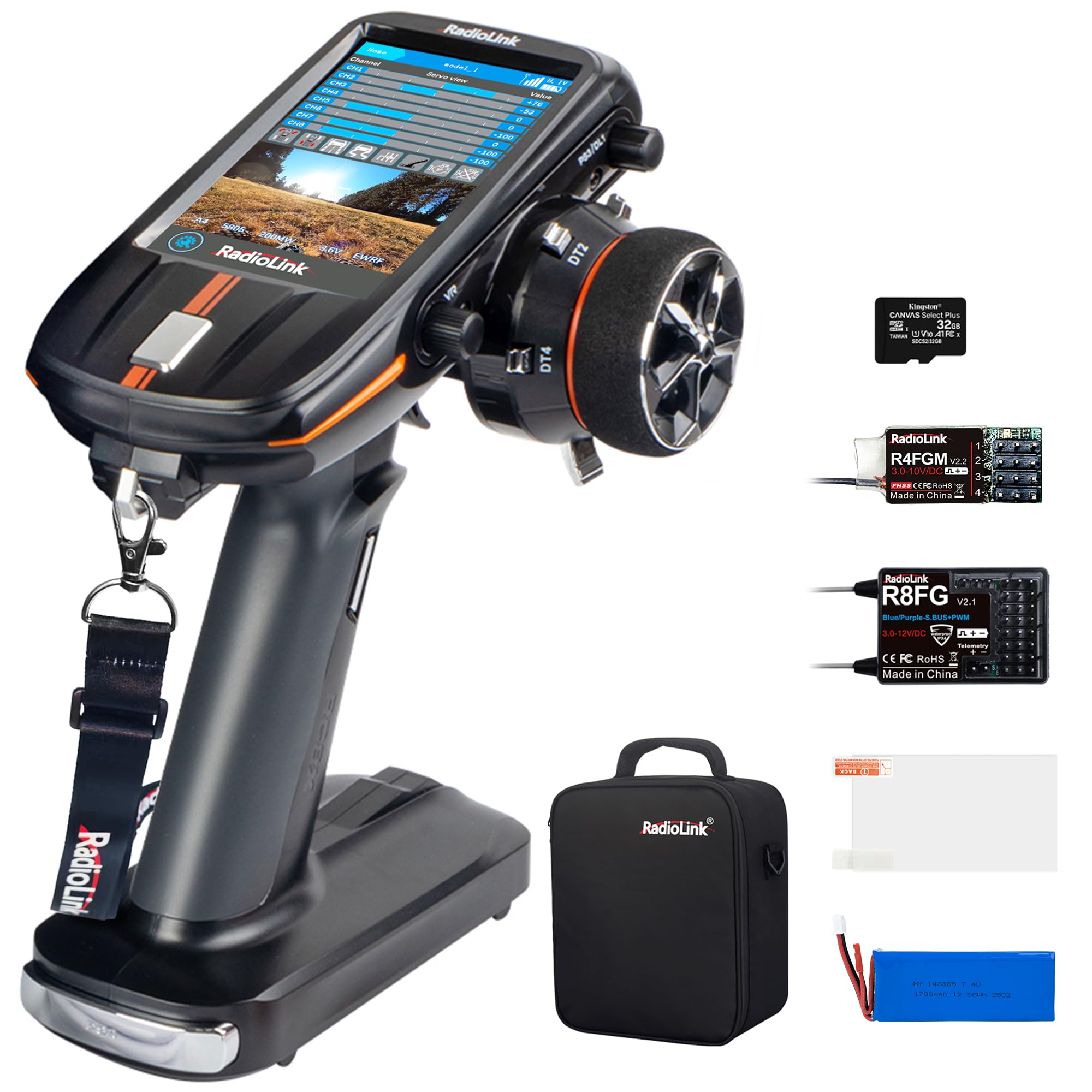 Amazon.com: Radiolink RC8X 8 Channels 2.4G RC Transmitter and