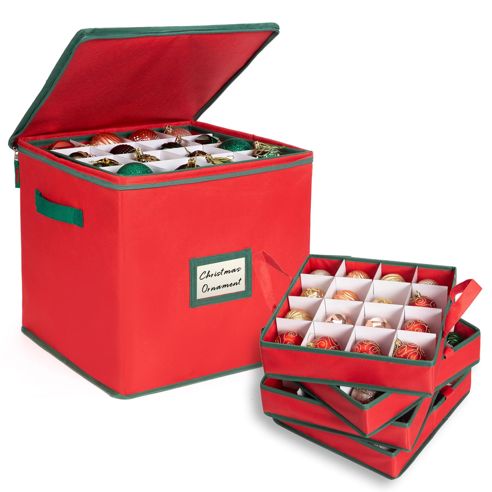 Amazon.com: Ciseret Christmas Ornament Storage Box Containers