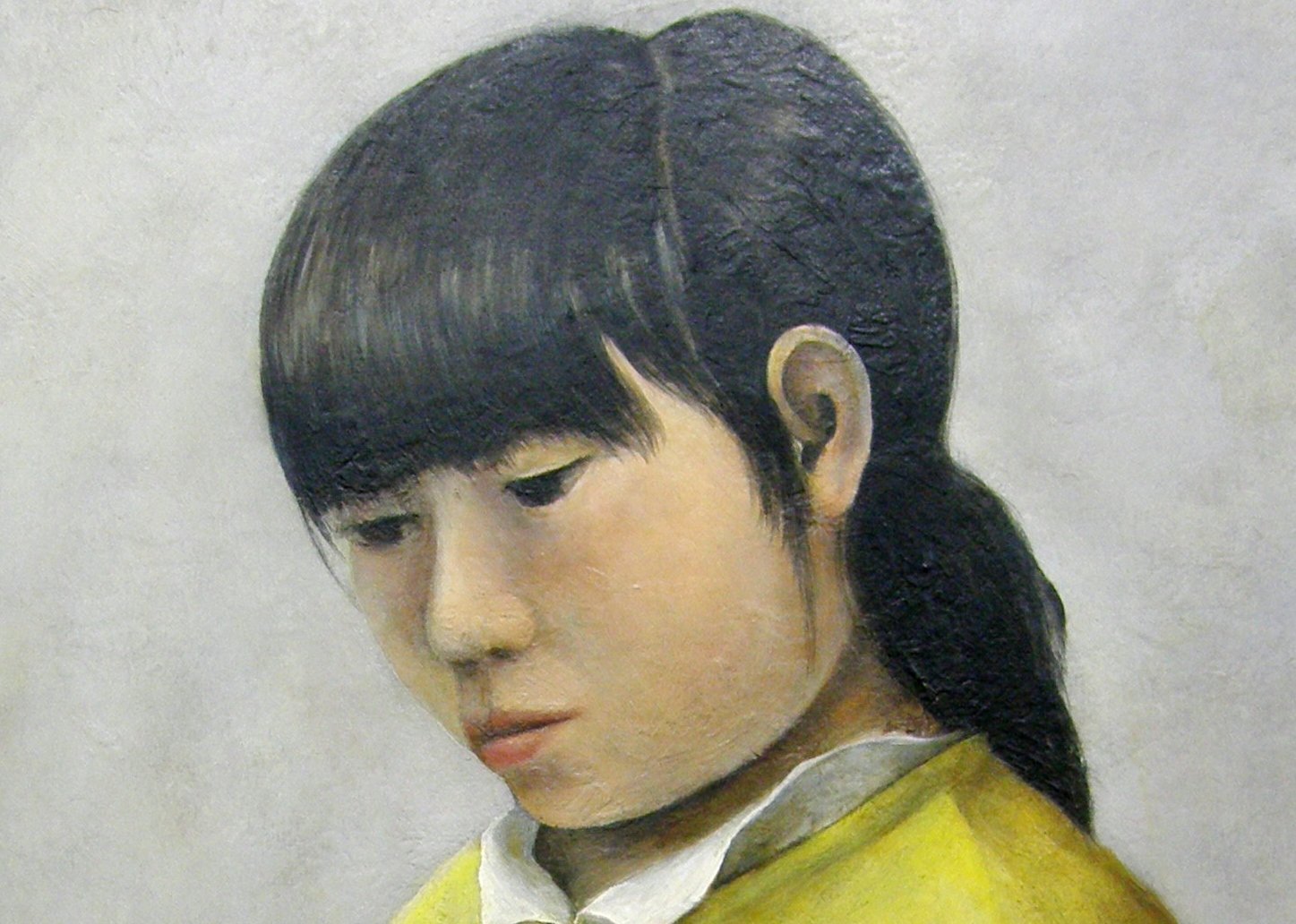 Amazon｜油彩 萩原義雄 「人物」 F15号｜アートワーク・ポスター