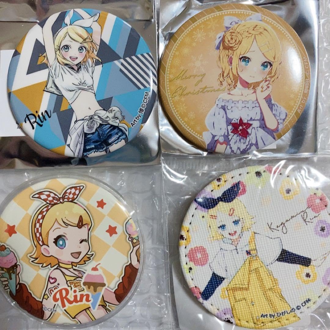 鏡音リン マルイ NEW YEAR PARTY 缶バッジ 鏡音リン マルイ NEW YEAR PARTY