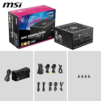 Amazon | MSI MPG A1000GS PCIE5 ATX 3.1 ゲーム用電源 - フル