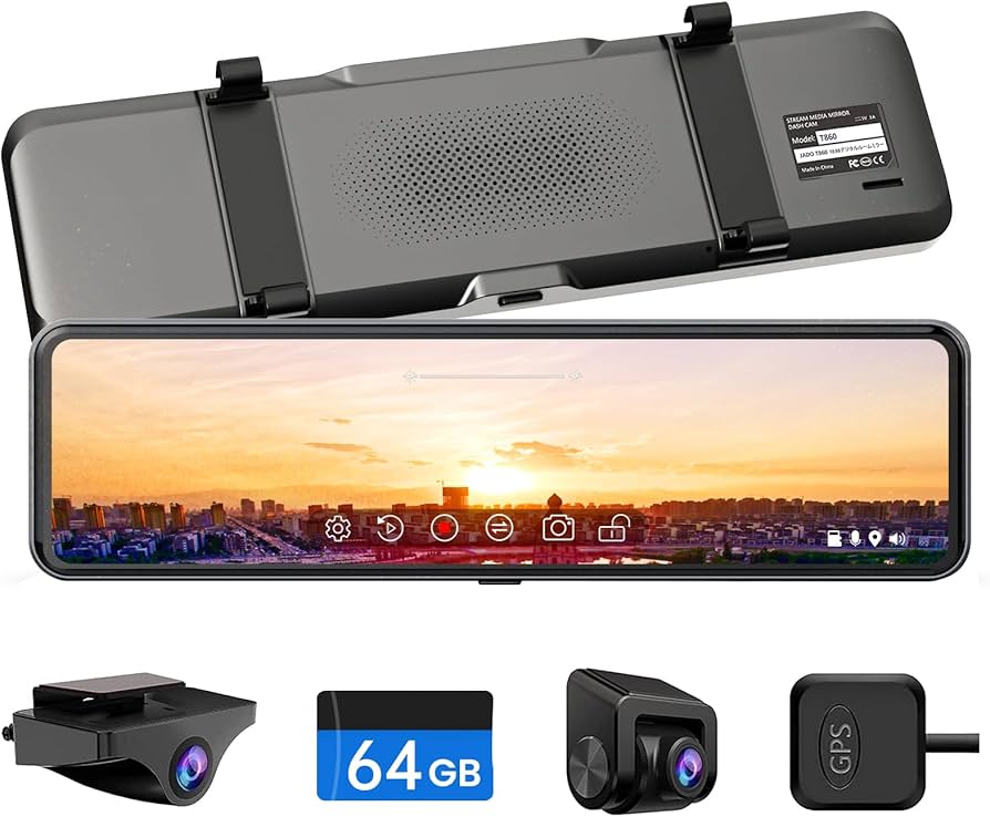 Amazon | JADO ドライブレコーダー ミラー型 分離【最新 拡大ズーム