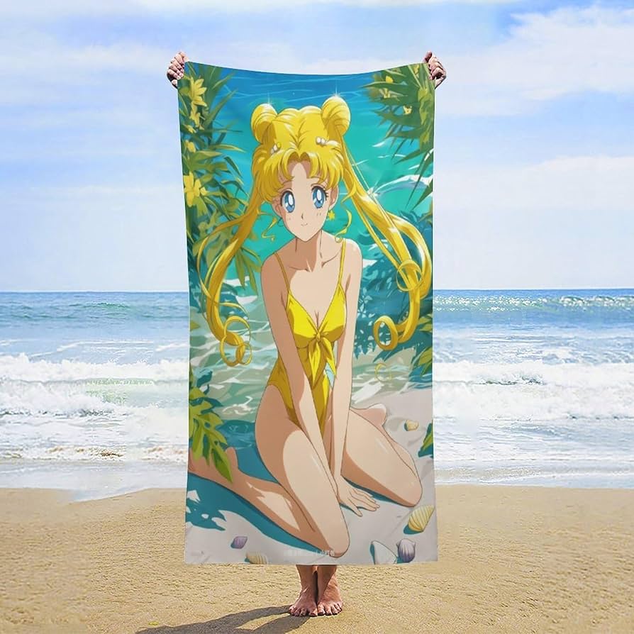 セーラームーン ラインストーン付きバスタオルC 原画 ✨未開封✨レア