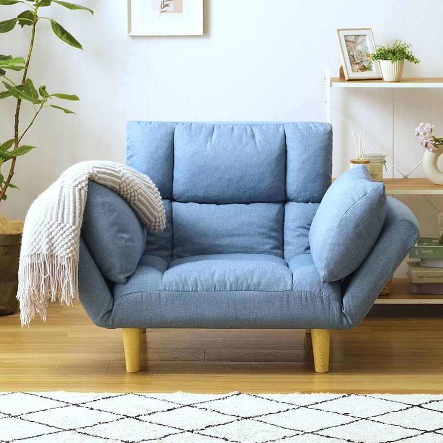 Amazon｜ドウシシャ シングルカウチソファ 1人掛けゆったりソファ 想像