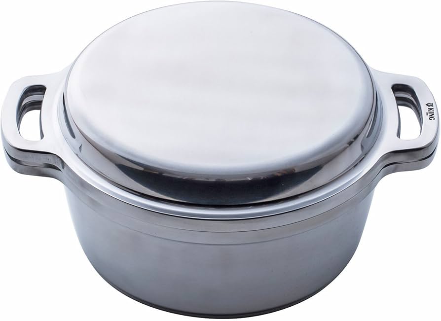 Amazon.co.jp: HALムスイ KING無水鍋(R)20 両手鍋 20cm 無水調理 1鍋8