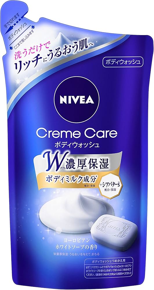 Amazon | ニベア クリームケアボディーウォッシュ ヨーロピアンソープ