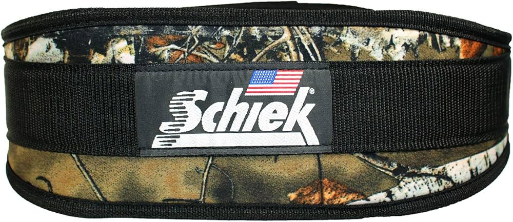 Schiek シーク リフティングベルト 4004カモ柄 XXS パット付き Schiek