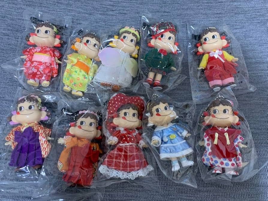 Amazon.co.jp: アイドルペコちゃん10個ひみつのペコちゃんと