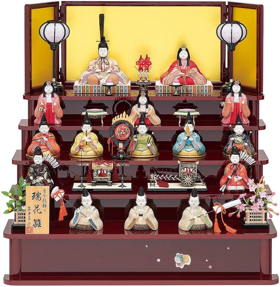 Amazon | 雛人形 コンパクト ひな人形 お雛様 おひなさま 可愛い 節句