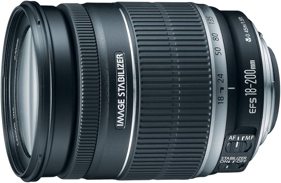 Amazon.com : Canon EF-S 18-200mm f/3.5-5.6 IS Standard Zoom Lens