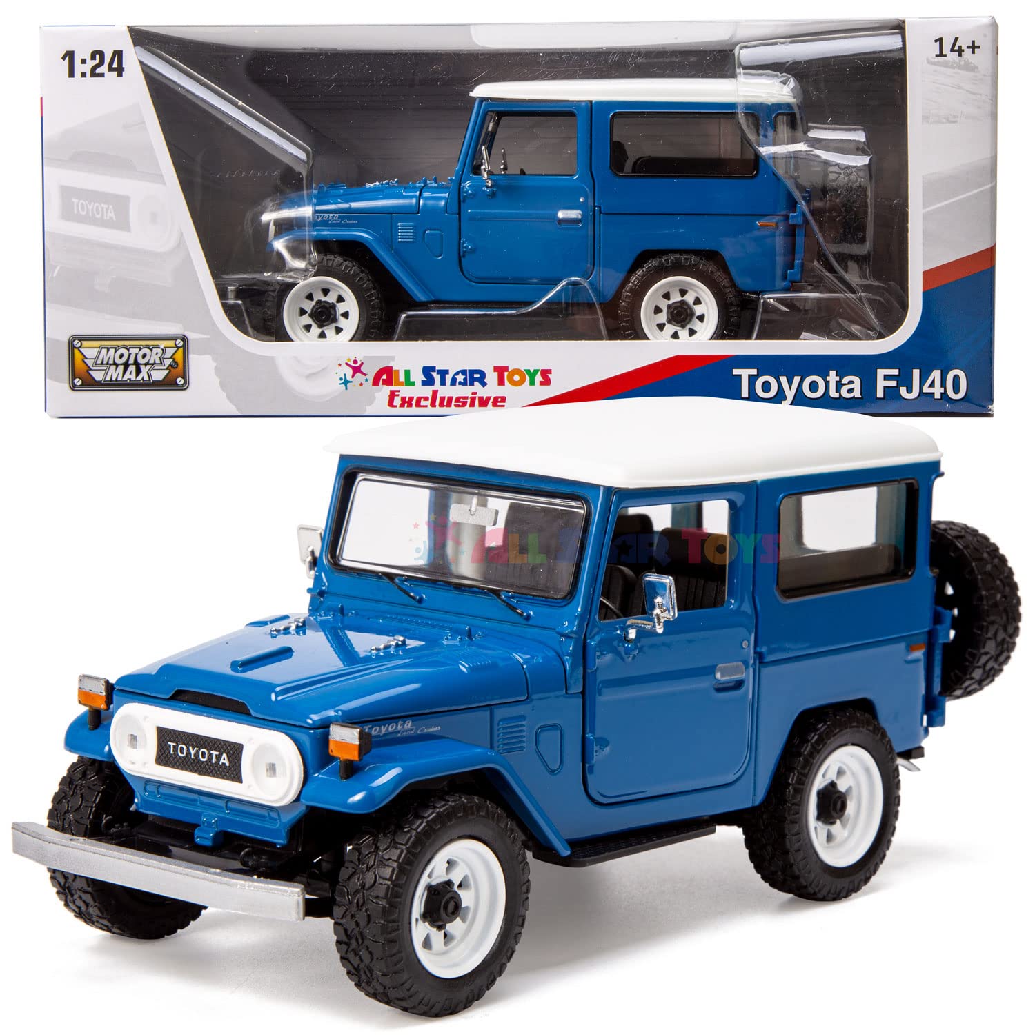 Amazon | All Star Toys トヨタ ランドクルーザー FJ40 ロイヤルブルー