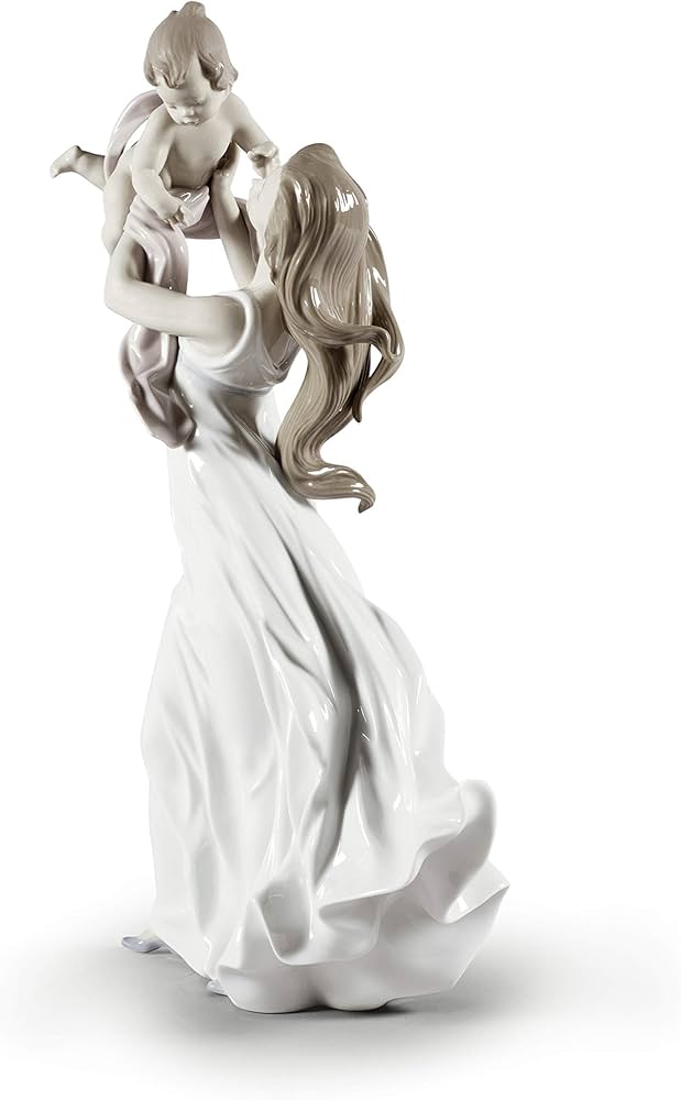 Amazon.co.jp: リヤドロ LLADRÓ 人形 幸せの瞬間 01006858 ホワイト