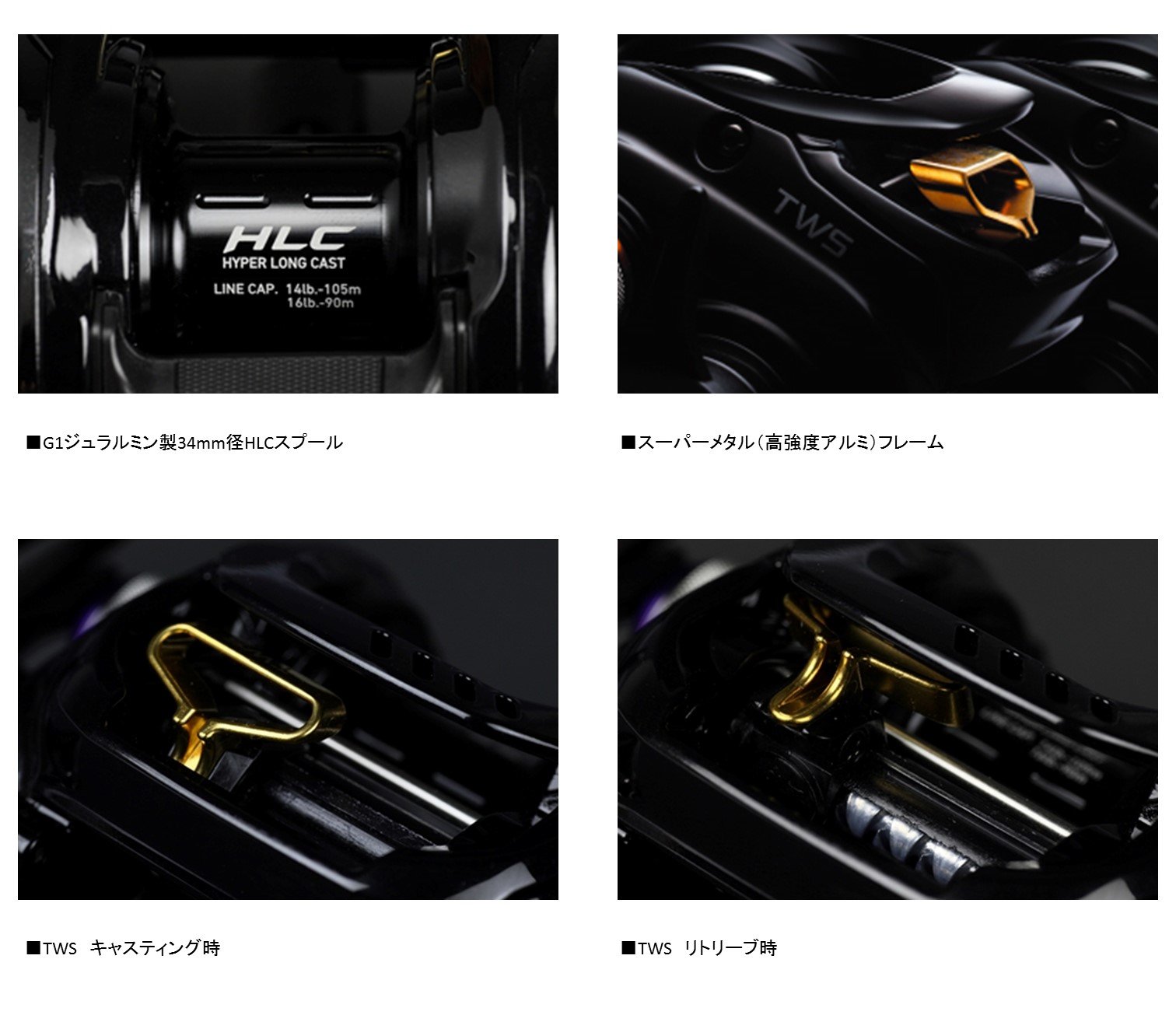 Amazon | ダイワ(DAIWA) ベイトリール 15 タトゥーラ HLC 8.1L-TW