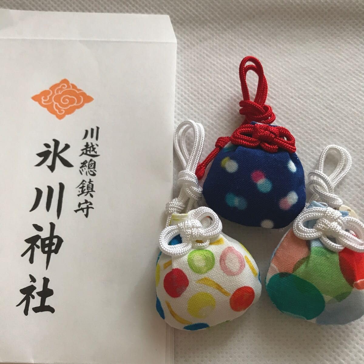 海颯さん ❤️ 川越氷川神社 縁結び風鈴 限定色2点 猛暑避けお守り 涼