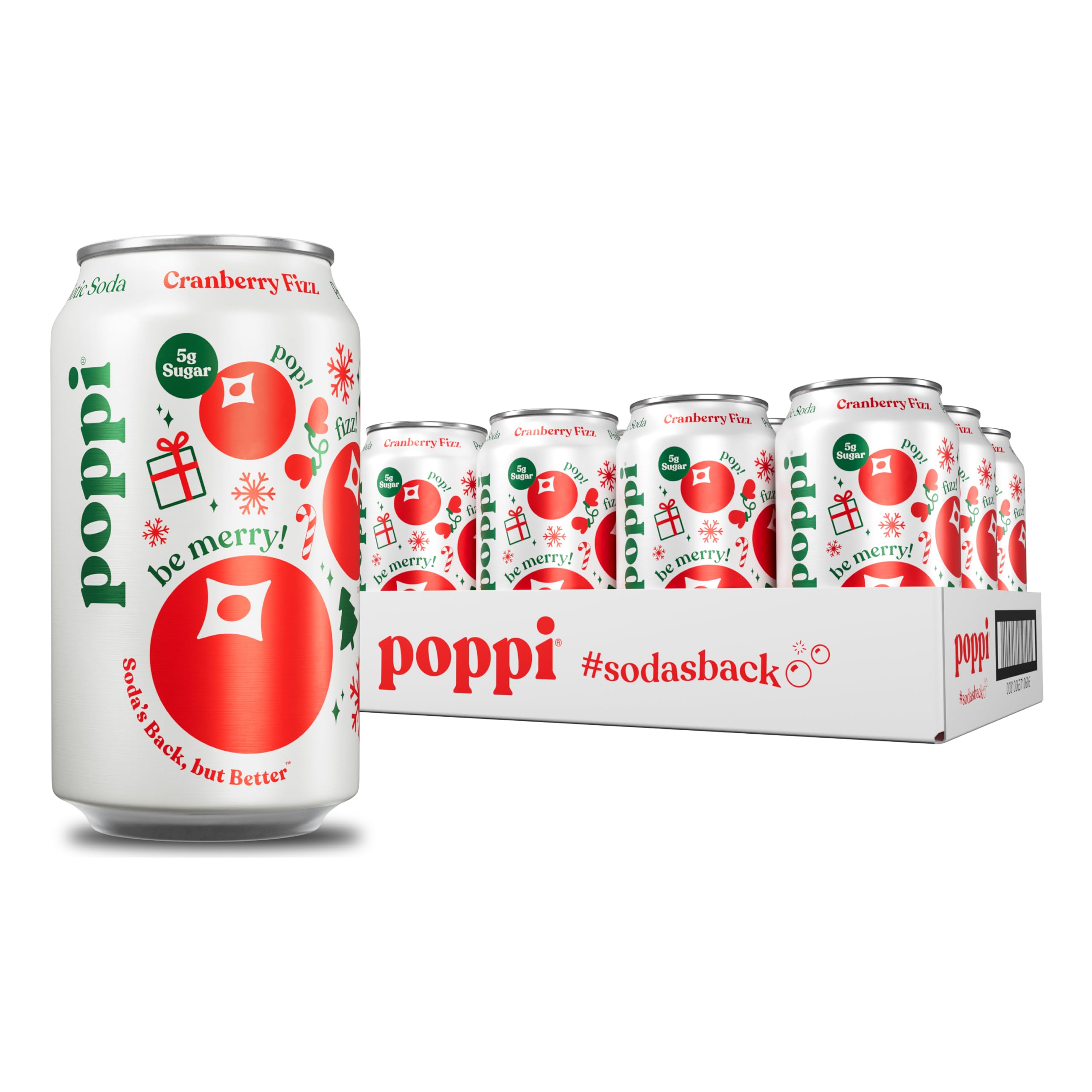 Amazon.com : Poppi Sparkling Prebiotic Soda Beverage with Apple
