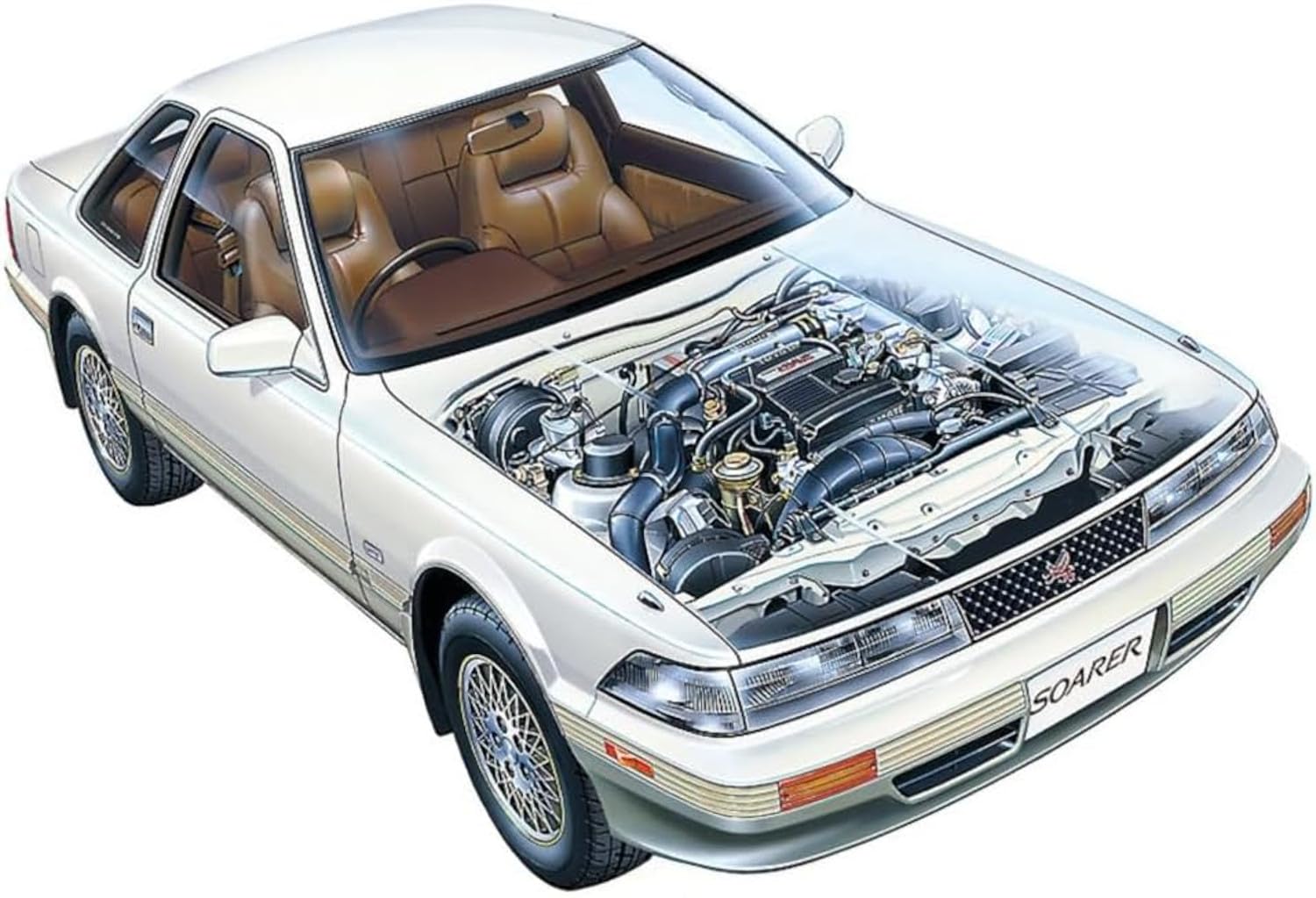 Amazon.com: Tamiya 24064 1/24 Toyota Soarer 3.0 GT : Arts, Crafts