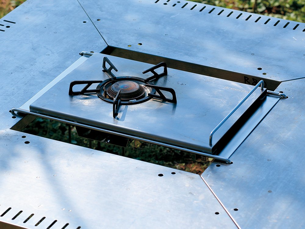 スノーピーク ジカロテーブル 1ユニットブリッジ ガビングフレーム