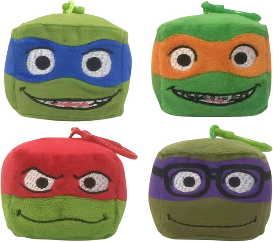 Amazon.com: Teenage Mutant Ninja Turtle Cubez 4-Pack - Plush Toy