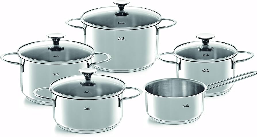 Amazon.com: Fissler Copenhagen/Stainless Steel Saucepan Set, 5