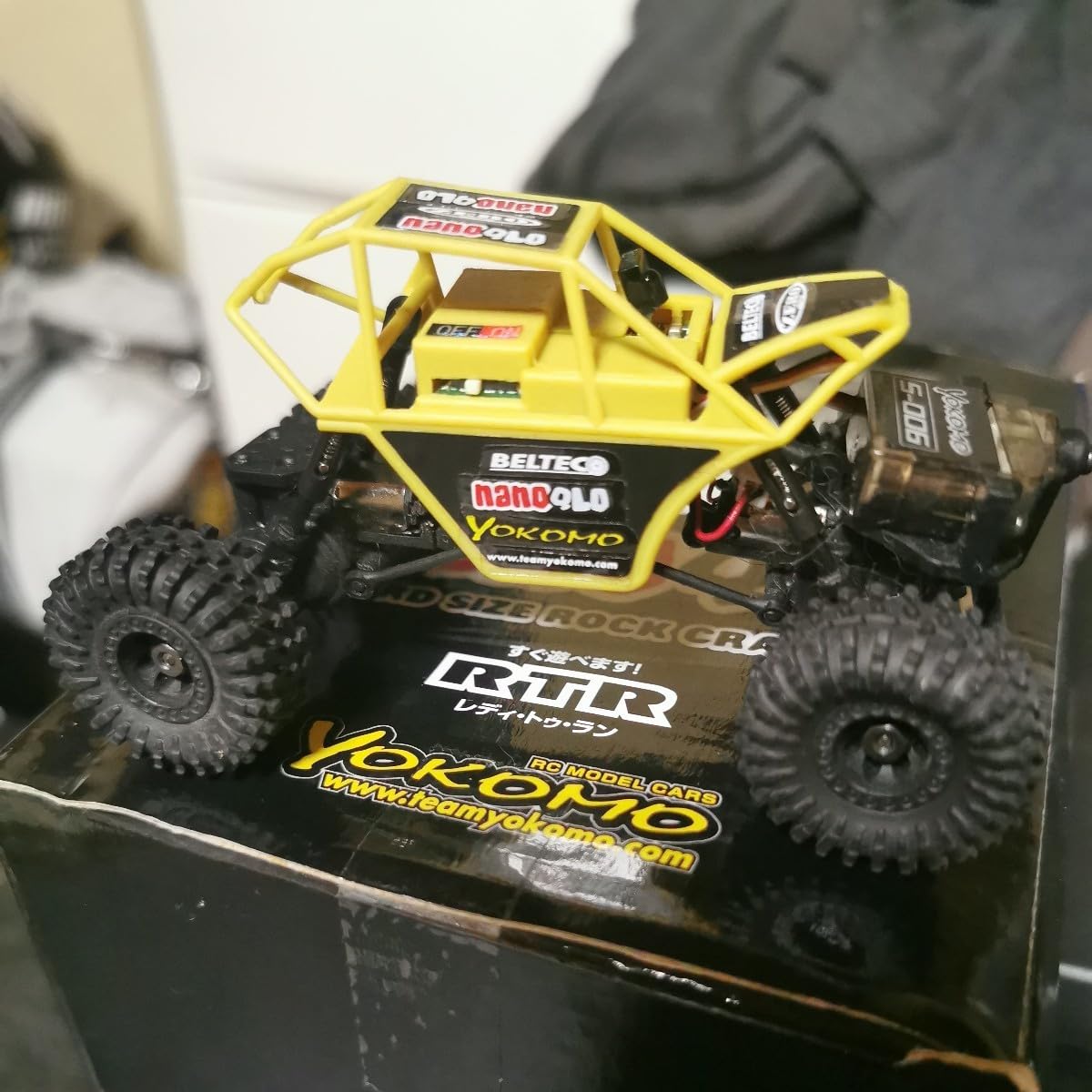 Amazon | ヨコモ ナノクロ YOKOMO NANOQLO RTR 作動 み タイヤもヒビ